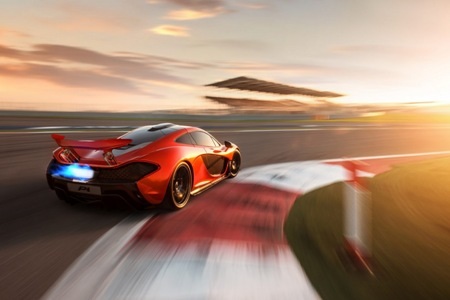 Siêu xe McLaren P1 nơi miền nắng gió - 6 Xe McLaren P1 có tốc độ cực đại 350 km/h